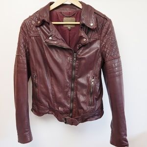 Muubaa leather biker jacket